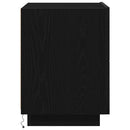 Natskab 2 pcs Sort eg 45 x 40 x 55 cm Konstrueret træ
