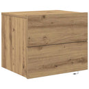 Natskab 2 pcs Artisan Egetræ 50 x 39 x 41 cm Konstrueret træ