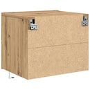 Natskab 2 pcs Artisan Egetræ 50 x 39 x 41 cm Konstrueret træ