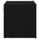 Natskab med skuffe Sort eg 50 x 39 x 41 cm Konstrueret træ