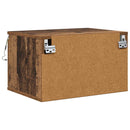 Vægmonteret natbord Gammelt træ 50 x 36 x 30 cm Konstrueret træ