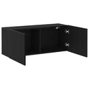 TV-møbelsæt 100 x 30 x 41 cm Sort eg Konstrueret træ