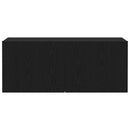 TV-møbelsæt 100 x 30 x 41 cm Sort eg Konstrueret træ