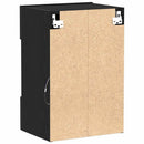 TV-møbelsæt 2 pcs Sort 40 x 30 x 60,5 cm Konstrueret træ