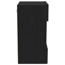 TV-møbelsæt 2 pcs Sort 40 x 30 x 60,5 cm Konstrueret træ