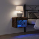 TV-møbelsæt 2 pcs Gammelt træ 40 x 30 x 30 cm Konstrueret træ
