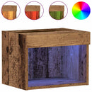 TV-møbelsæt 2 pcs Gammelt træ 40 x 30 x 30 cm Konstrueret træ