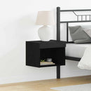 TV-møbelsæt 2 pcs Sort eg 40 x 30 x 30 cm Konstrueret træ