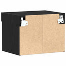 TV-møbelsæt 2 pcs Sort eg 40 x 30 x 30 cm Konstrueret træ