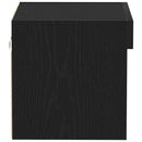 TV-møbelsæt 2 pcs Sort eg 40 x 30 x 30 cm Konstrueret træ