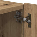 TV vægskab 2 pcs Artisan Egetræ 80 x 35 x 31 cm Konstrueret træ