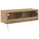 TV vægskab Artisan Egetræ 100 x 35 x 31 cm Konstrueret træ