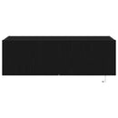 TV vægskab 2 pcs Sort eg 100 x 35 x 31 cm Konstrueret træ