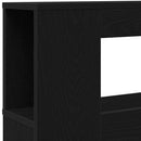 LED sengegavl Sort eg 100 x 18,5 x 103,5 cm Konstrueret træ