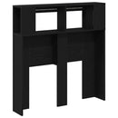 LED sengegavl Sort eg 100 x 18,5 x 103,5 cm Konstrueret træ
