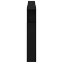 LED sengegavl Sort eg 220 x 18,5 x 103,5 cm Konstrueret træ