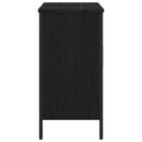 Badeværelsesskabsunder Sort eg 60 x 30 x 60 cm Konstrueret træ