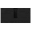 Badeværelsesskabsunder Sort eg 60 x 30 x 60 cm Konstrueret træ