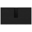 Badeværelsesskabsunder Sort eg 60 x 30 x 60 cm Konstrueret træ