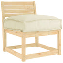 Pude Creme 50 x 50 x 12 cm Oxford stof