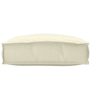 Pude Creme 50 x 50 x 12 cm Oxford stof