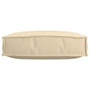 Pude Oxford stof Beige 60 x 60 x 12 cm