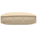 Pude Oxford stof Beige 60 x 60 x 12 cm