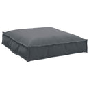 Pude Antracit 70 x 70 x 12 cm Oxford stof