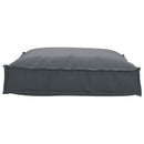 Pude Antracit 70 x 70 x 12 cm Oxford stof