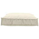 Pude Oxford stof Creme 70 x 70 x 12 cm