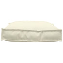 Pude Oxford stof Creme 70 x 70 x 12 cm