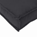 Pude Sort 70 x 70 x 12 cm Oxford stof