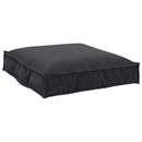 Pude Sort 70 x 70 x 12 cm Oxford stof