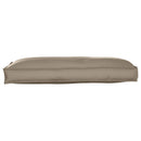 Pude Oxford stof Gråbrun 120 x 60 x 12 cm