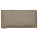 Pude Oxford stof Gråbrun 120 x 60 x 12 cm