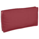 Pude Vinrød 120 x 60 x 12 cm Oxford stof