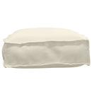 Pude Oxford stof Cremefarvet 60 x 40 x 8 cm