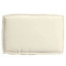 Pude Oxford stof Cremefarvet 60 x 40 x 8 cm