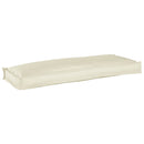 Pude Creme 110 x 40 x 8 cm Oxford stof