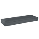 Pude Oxford stof Antracit 120 x 40 x 8 cm