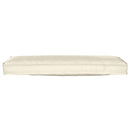 Pude Creme 120 x 40 x 8 cm Oxford stof