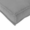 Pallet pude Oxford stof Grå 180 x 40 x 8 cm