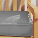 Pallet pude Oxford stof Grå 180 x 40 x 8 cm