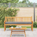 Pallet pude Oxford stof Grå 180 x 40 x 8 cm
