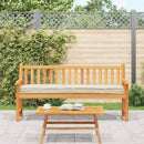 Pallet pude Oxford stof Cremefarvet 180 x 40 x 8 cm