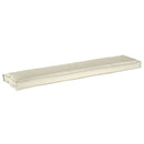Pallet pude Oxford stof Cremefarvet 180 x 40 x 8 cm