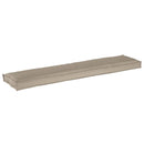 Pallet pude Gråbrun 180 x 40 x 8 cm Oxford stof