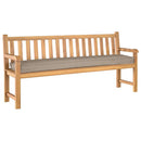 Pallet pude Gråbrun 180 x 40 x 8 cm Oxford stof
