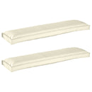 Palle Pudesæt 2 stk. Oxford Stof Creme 150 x 40 x 8 cm