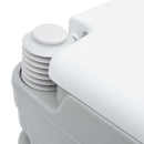 Camping toilet Grå og Hvid 41,5 x 36,5 x 30 cm Polyethylen